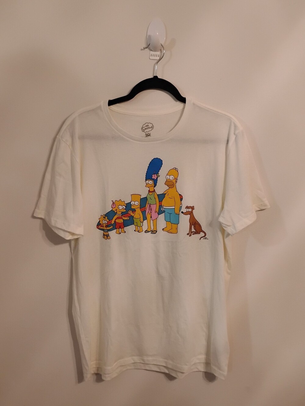 The Simpsons Family Beach Surf Graphic T-Shirt